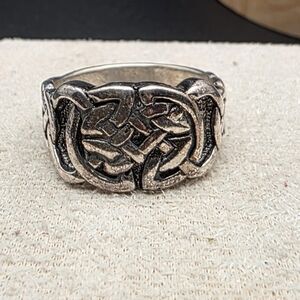 Intricate Silver Men's Ring (1340)